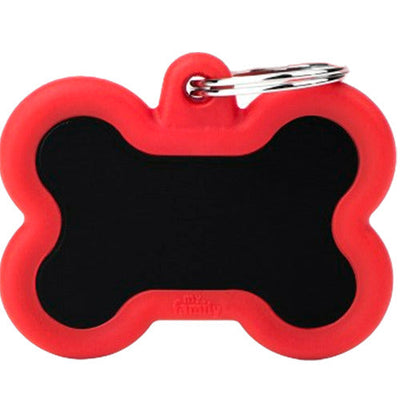Black Bone Alu Red Rubber