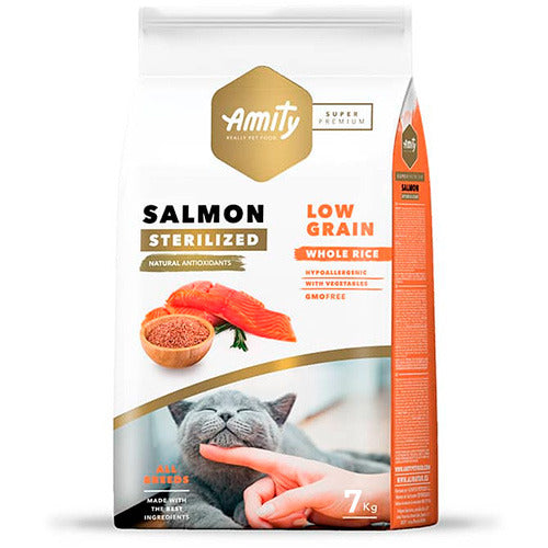 Low Grain Salmon Adult Cat Sterilized 7 Kg