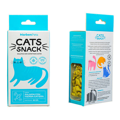 Galletas con Hierba Gatera y Salmon 80 gr