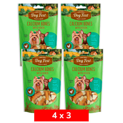 4x3 Huesitos de Calcio con Pollo 55 grs