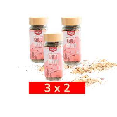 3x2 Doggo Sazonador Cerdo & Ciervo