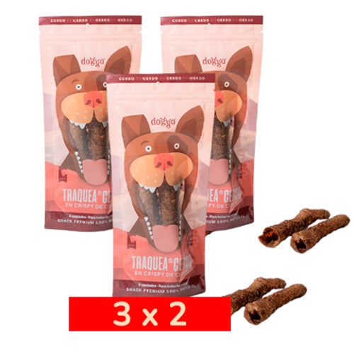 3x2 Doggo Traquea Cerdo en Crispy