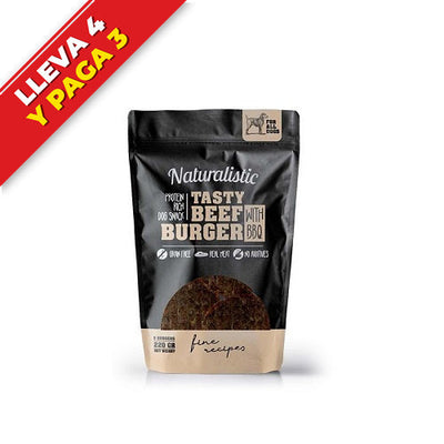 Tasty Beef Burger With BBQ 120 gr 3 Unidades