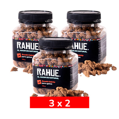 3x2 Rahue Snack Catnip Grain Free 120 gr