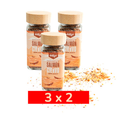 3x2 Doggo Sazonador Salmon & Ciervo