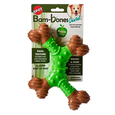 Bam-bones Dental Tipo X 8" Sabor Manzana
