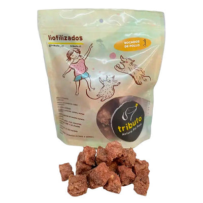 Snack Liofilizado Crudo Bocados de Pollo 100 gr
