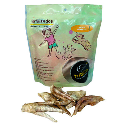 Snack Liofilizado Crudo Patas de Pollo 100 gr