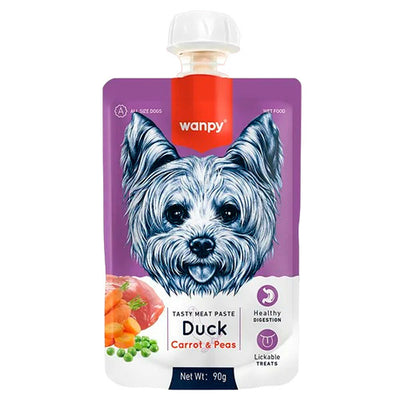Tasty Meat Paste Duck with Carrot & Pea 90 gr
